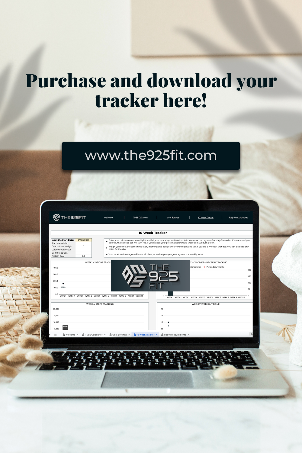 The925Fit 10-Week Weight Loss Tracker - The925Fit